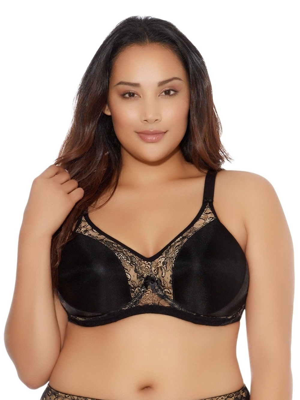 Goddess Yvette Bra Underwire Lace-Trim Full Coverage Bra